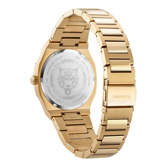 Plein Sport Metronaut Bracelet Watch Gold Womens